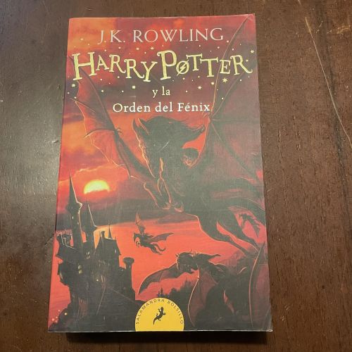 Portada del libro de Harry Potter y la Orden del Fénix