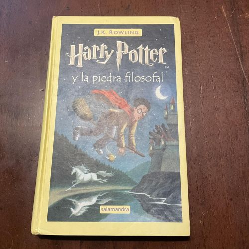 Portada del libro de Harry Potter y la piedra filosofal