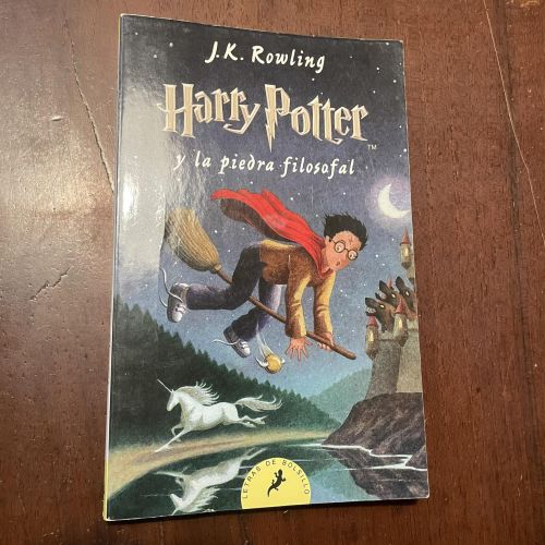 Portada del libro de Harry Potter y la piedra filosofal