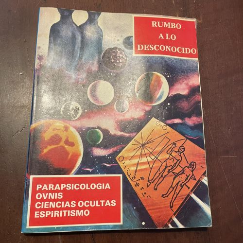 Portada del libro de Rumbo a lo desconocido. revista Karma.7 nºs 65. 66. 67. 68