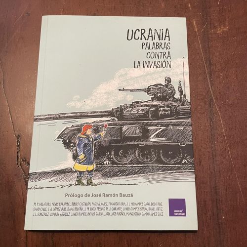 Portada del libro de Ucrania. Palabras contra la invasión
