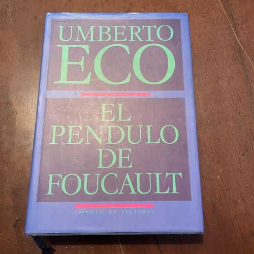 Portada del libro de El péndulo de Foucault