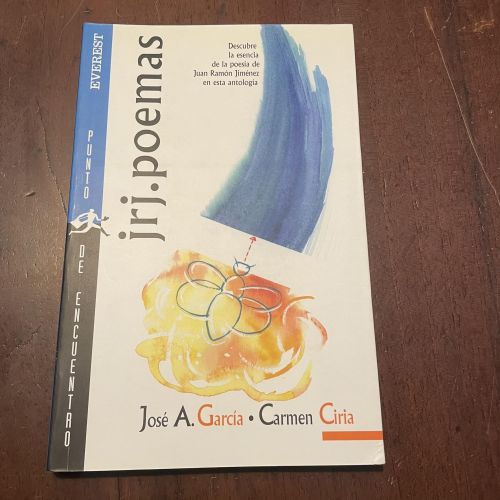 Portada del libro de jrj. poemas