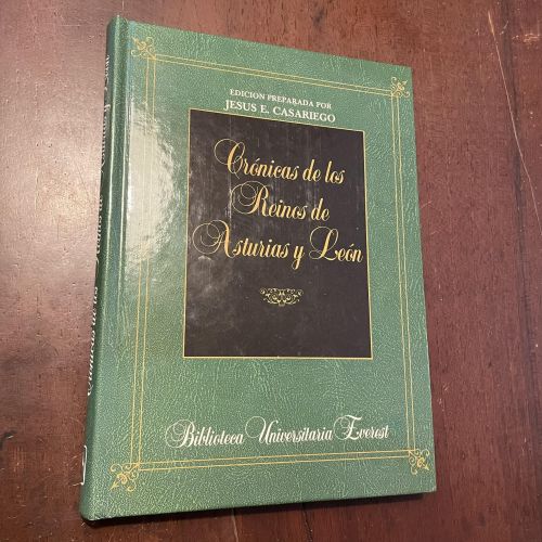 Portada del libro de Crónicas de los reinos de Asturias y León