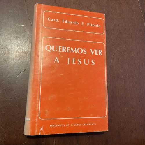 Portada del libro de Queremos ver a Jesús