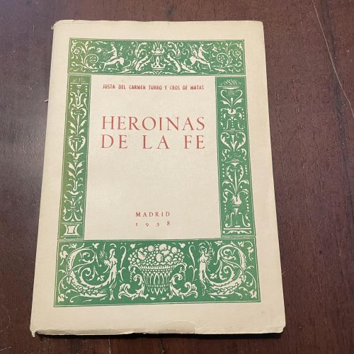 Portada del libro de Heroínas de la fe