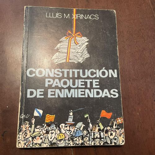 Portada del libro de Constitución  paquete de enmiendas
