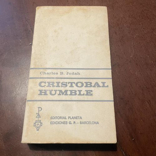 Portada del libro de Cristobal Humble