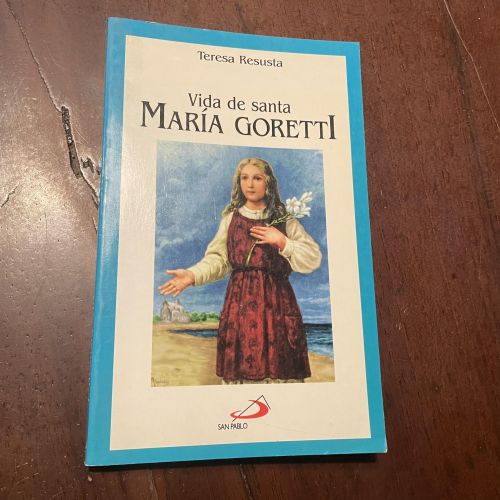 Portada del libro de Vida de santa María Goretti