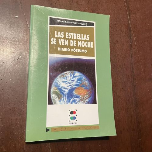 Portada del libro de Las estrellas se ven de noche. Diario póstumo