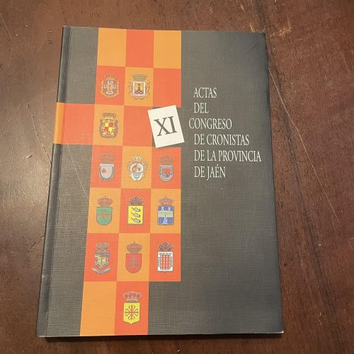 Portada del libro de Actas del XI congreso de cronistas de la provincia de Jaén
