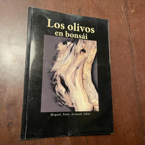 Portada del libro de Los olivos en bonsái