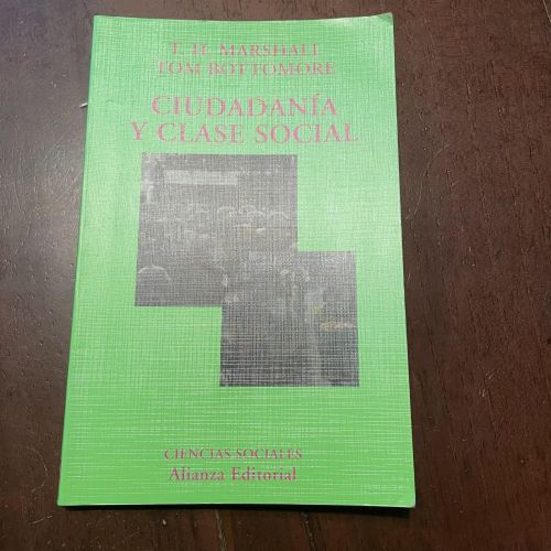 Portada del libro de Ciudadanía y clase social