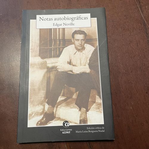 Portada del libro de Notas autobiográficas