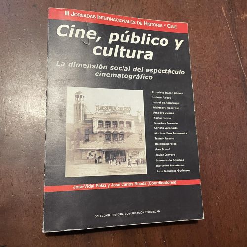 Portada del libro de Cine, público y cultura. La dimensión social del espectáculo cinematográfico