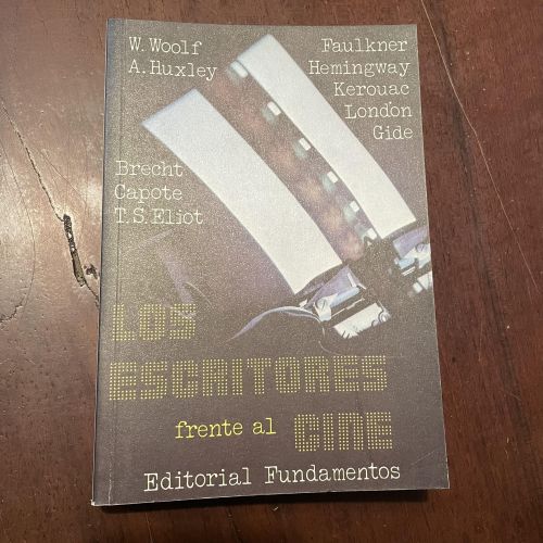 Portada del libro de Los escritores frente al cine