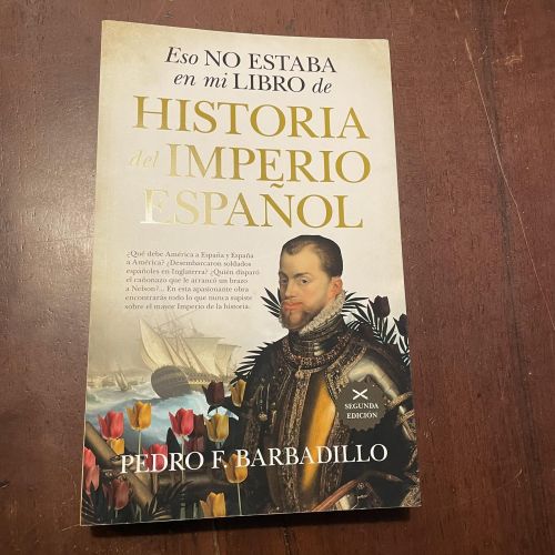 Portada del libro de Eso no estaba en mi libro de historia del Imperio Español