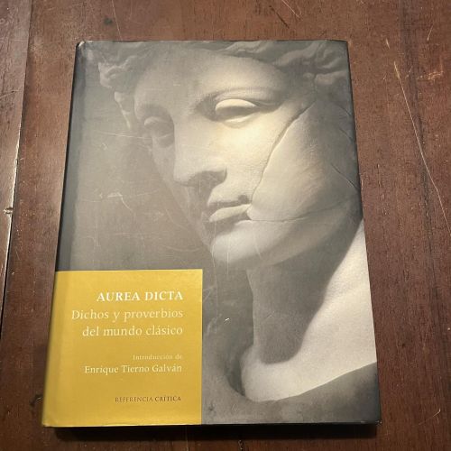 Portada del libro de Aurea dicta. Dichos y proverbios del mundo clásico
