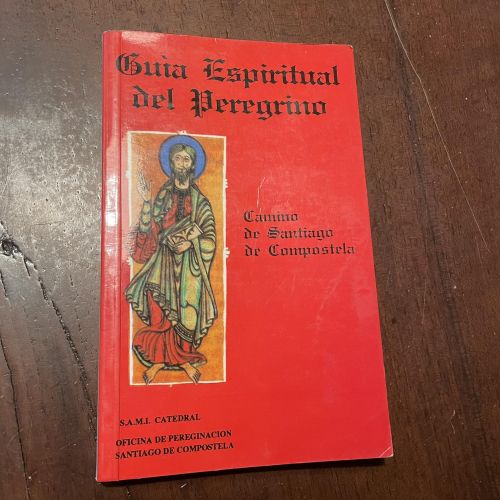 Portada del libro de Guía espiritual del peregrino. Camino de Santiago de Compostela