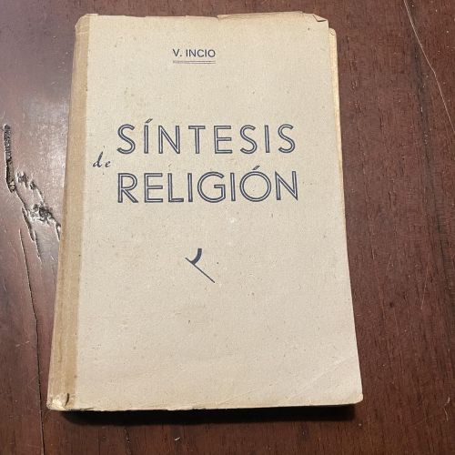 Portada del libro de Síntesis de religión