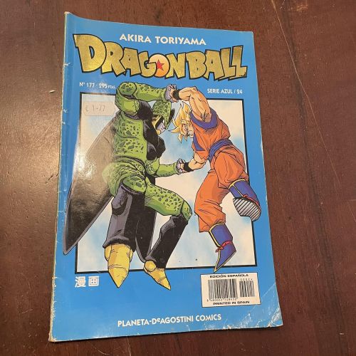 Portada del libro de Dragon Ball nº 177. Serie azul 24