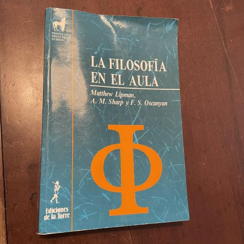 Portada del libro de La filosofía en el aula