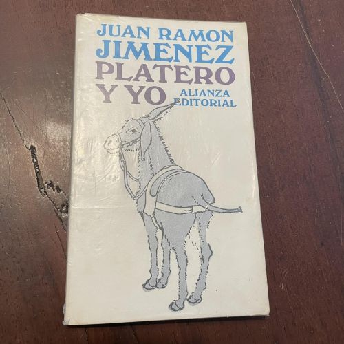 Portada del libro de Platero y yo