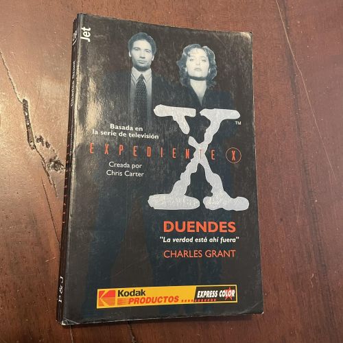 Portada del libro de Expediente X. Duendes