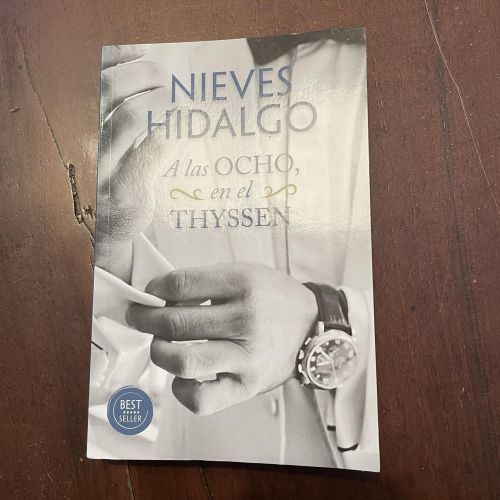 Portada del libro de A las ocho en el Thyssen