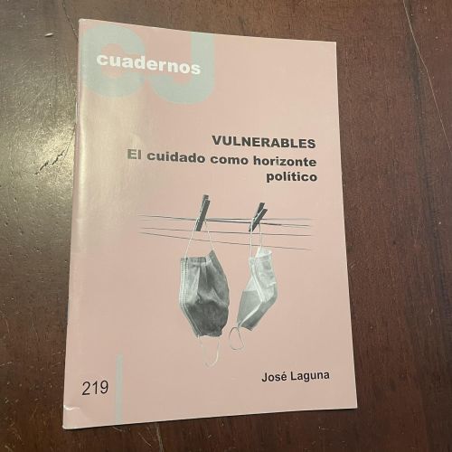 Portada del libro de Vulnerables. El cuidado como horizonte político