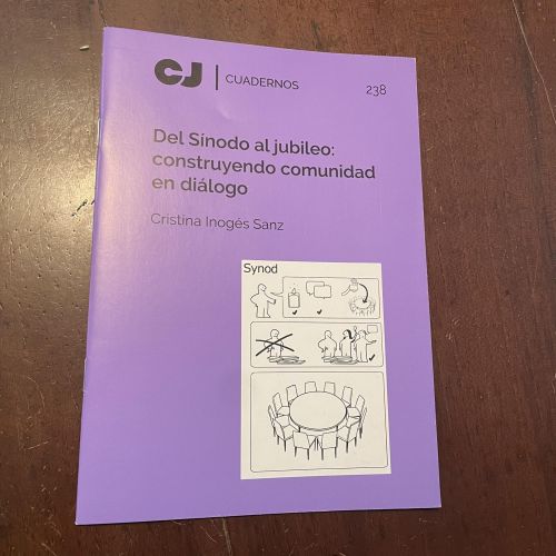 Portada del libro de Del Sínodo al jubileo: construyendo comunidad en diálogo