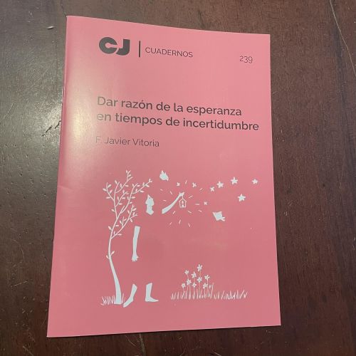 Portada del libro de Dar razón de la esperanza en tiempos de incertidumbre