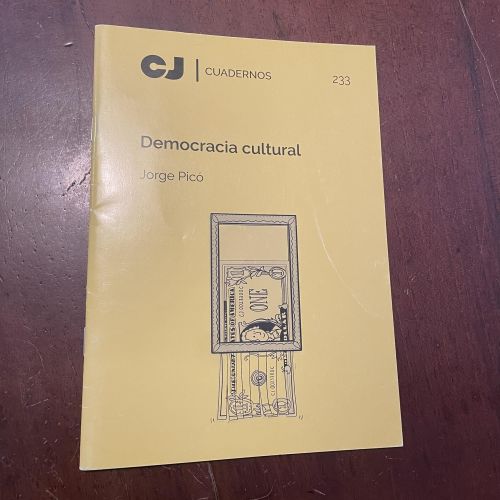 Portada del libro de Democracia cultural