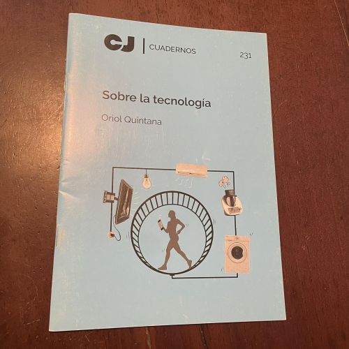 Portada del libro de Sobre la tecnología