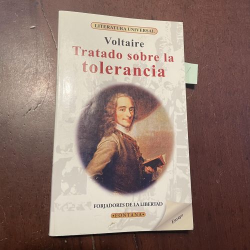 Portada del libro de Tratado sobre la tolerancia