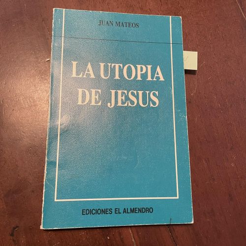 Portada del libro de La utopía de Jesús