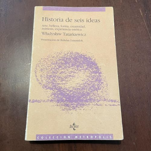 Portada del libro de Historia de seis ideas