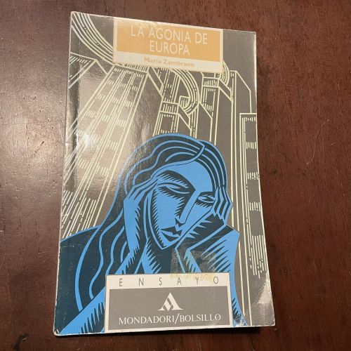 Portada del libro de La agonía de Europa