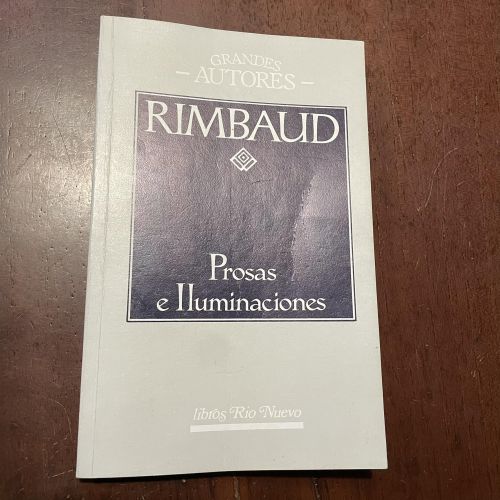 Portada del libro de Prosas e iluminaciones