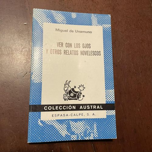 Portada del libro de Ver con los ojos y otros relatos novelescos