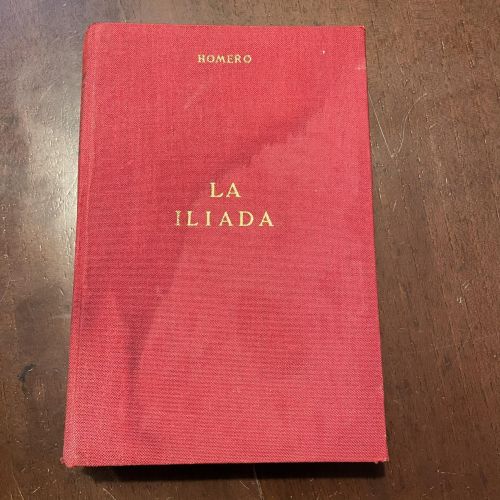 Portada del libro de La ilíada