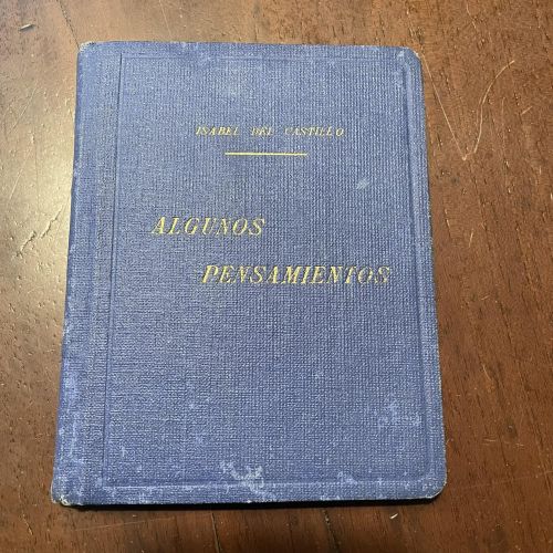 Portada del libro de Algunos pensamientos
