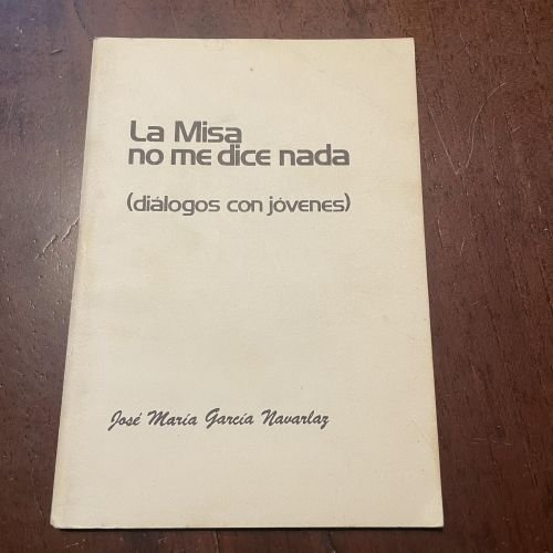 Portada del libro de La misa no me dice nada