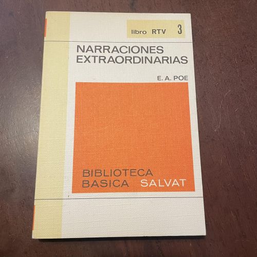 Portada del libro de Narraciones extraordinarias