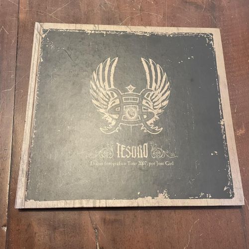 Portada del libro de Tesoro. Diario fotográfico Tour 2007. Héroes del Silencio (sin DVD)