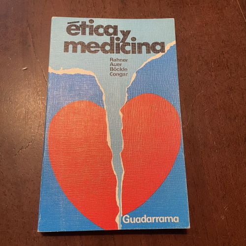 Portada del libro de Ética y medicina