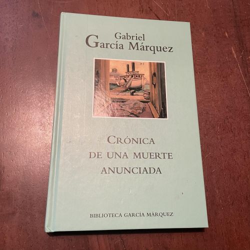 Portada del libro de Crónica de una muerte anunciada
