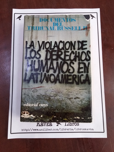 Portada del libro de La violación de los derechos humanos en latinoamérica