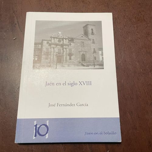 Portada del libro de Jaén en el siglo XVIII