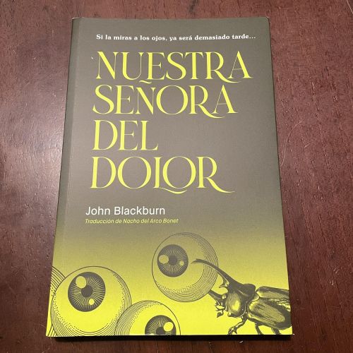 Portada del libro de Nuestra señora el dolor